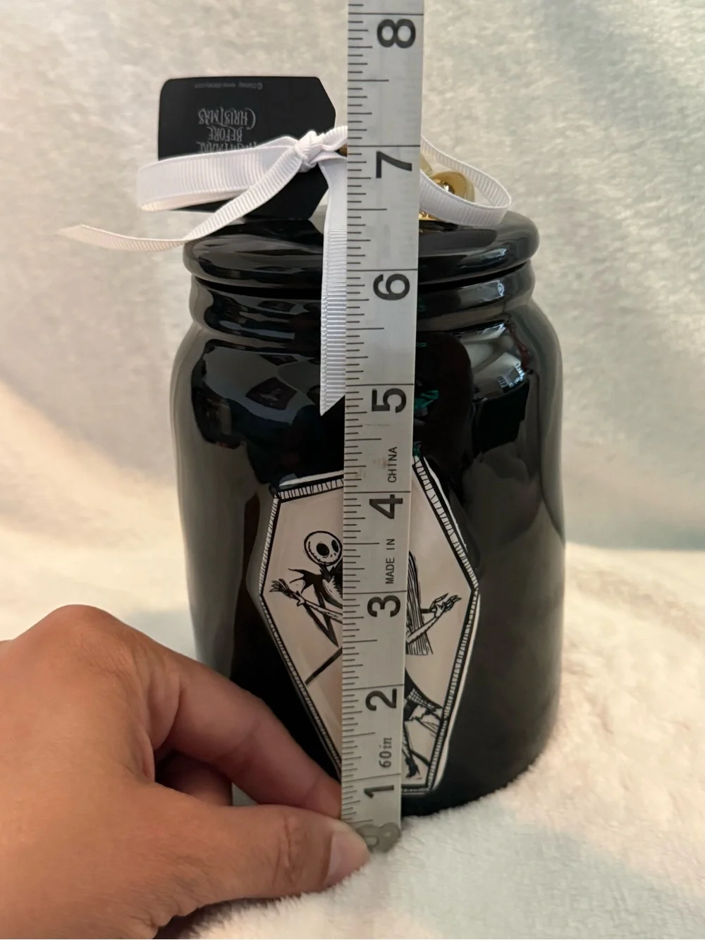 Rae Dunn x Nightmare Before Christmas Black Double-sided Jar-THIS IS HALLOWEEN